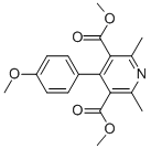 Dimethyl 4-(4-methoxyphenyl)-2,6-dimethylpyridine-3,5-dicarboxylate Structure,119789-09-2Structure