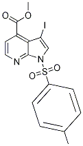 Methyl 3-iodo-1-tosyl-1h-pyrrolo[2,3-b]pyridine-4-carboxylate Structure,1198097-28-7Structure