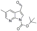 Tert-butyl 3-formyl-5-methyl-1h-pyrrolo-[2,3-b]pyridine-1-carboxylate Structure,1198097-53-8Structure