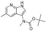 Tert-butyl (5-methyl-1h-pyrrolo[2,3-b]pyridin-3-yl)methylcarbamate Structure,1198107-00-4Structure