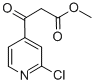 Methyl 3-(2-chloropyridin-4-yl)-3-oxopropanoate Structure,119836-24-7Structure