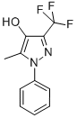 5-Methyl-1-phenyl-3-(trifluoromethyl)-1H-pyrazol-4-ol Structure,119868-25-6Structure