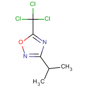 3-Isopropyl-5-(trichloromethyl)-1,2,4-oxadiazole Structure,1199-49-1Structure