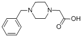 4-(Phenylmethyl)-1-Piperazineacetic acid Structure,119929-87-2Structure