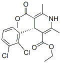 乙基甲基4-(2,3-二氯苯基)-2,6-二甲基-1,4-二氫-3,5-吡啶二羧酸酯結(jié)構(gòu)式_119945-59-4結(jié)構(gòu)式