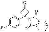 2-(1-(4-Bromophenyl)-3-oxocyclobutyl)isoindoline-1,3-dione Structure,1199556-87-0Structure