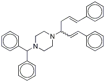 1-(Diphenylmethyl)-4-[(1rs,3e)-4-phenyl-1-[(e)-2-phenylethenyl)-3-buten-1-yl]piperazine Structure,1199751-98-8Structure