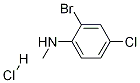 N-methyl-2-bromo-4-chloroaniline hcl Structure,1199773-47-1Structure