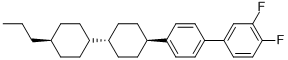 Trans,trans-4-(4-propylbicyclohexyl-4-yl)-3,4-difluorobiphenyl Structure,119990-81-7Structure