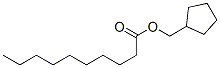 Cyclopentylmethyl decanoate Structure,120-19-4Structure