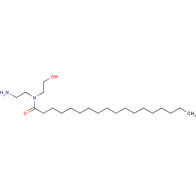 n-(2-氨基乙基)-n-(2-羥基乙基)-十八烷酰胺結(jié)構(gòu)式_120-41-2結(jié)構(gòu)式