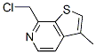 Thieno[2,3-c]pyridine, 7-(chloromethyl)-3-methyl- (9ci) Structure,120009-96-3Structure