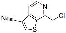 Thieno[2,3-c]pyridine-3-carbonitrile, 7-(chloromethyl)- (9ci) Structure,120010-10-8Structure