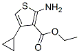 2-Amino-4-cyclopropyl-thiophene-3-carboxylic acid ethyl ester Structure,120109-75-3Structure