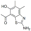 Ethanone, 1-(2-amino-6-hydroxy-4,5-dimethyl-7-benzothiazolyl)- Structure,120164-27-4Structure