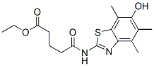 Pentanoic acid, 5-[(6-hydroxy-4,5,7-trimethyl-2-benzothiazolyl)amino]-5-oxo-, ethyl ester Structure,120164-78-5Structure