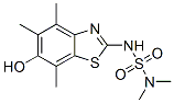 N-(6-羥基-4,5,7-三甲基-2-苯并噻唑)-N,N-二甲基磺酰胺結(jié)構(gòu)式_120164-84-3結(jié)構(gòu)式