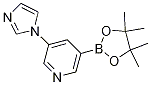 3-(1H-咪唑-1-基)-5-(4,4,5,5-四甲基-1,3,2-二噁硼烷-2-基)-吡啶結(jié)構(gòu)式_1201644-45-2結(jié)構(gòu)式