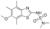 N-(6-甲氧基-4,5,7-三甲基-2-苯并噻唑)-N,N-二甲基磺酰胺結(jié)構(gòu)式_120165-57-3結(jié)構(gòu)式