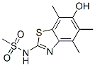 Methanesulfonamide, n-(6-hydroxy-4,5,7-trimethyl-2-benzothiazolyl)- Structure,120181-23-9Structure