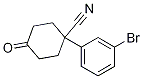 1-(3-Bromophenyl)-4-oxocyclohexanecarbonitrile Structure,1202006-92-5Structure