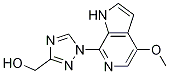 (1-(4-Methoxy-1h-pyrrolo[2,3-c]pyridin-7-yl)-1h-1,2,4-triazol-3-yl)methanol Structure,1202644-99-2Structure