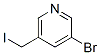 Pyridine, 3-bromo-5-(iodomethyl)-(9ci)Structure,120276-48-4Structure Pyridine, 3-bromo-5-(iodomethyl)-(9ci) Structure,120276-48-4Structure