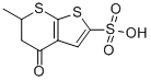 5,6-Dihydro-6-methyl-4-oxo-4H-thieno[2,3-b]thiopyran-2-sulfonic acis Structure,120279-86-9Structure