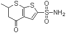 6-Methyl-4-oxo-5,6-dihydro-4H-thieno[2,3-b]thiopyran-2-sulfonamide Structure,120279-88-1Structure