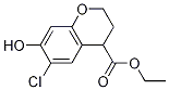 Ethyl-6-chloro-7-hydroxy-3,4-dihydro-2h-chromene-4-carboxylate Structure,1202889-58-4Structure