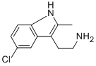 2-(5-Chloro-2-methyl-1H-indol-3-yl)ethanamine Structure,1203-95-8Structure