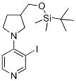 4-(3-((Tert-butyldimethylsilyloxy)methyl)pyrrolidin-1-yl)-3-iodopyridine Structure,1203498-95-6Structure