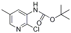 Tert-butyl 2-chloro-5-methylpyridin-3-ylcarbamate Structure,1203498-98-9Structure