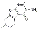 3-Amino-2,7-dimethyl-5,6,7,8-tetrahydro-[1]benzothieno[2,3-d]pyrimidin-4(3h)-one Structure,120354-21-4Structure