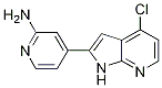 2-Pyridinamine, 4-(4-chloro-1h-pyrrolo[2,3-b]pyridin-2-yl)- Structure,1203569-39-4Structure