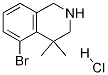 5-Bromo-4,4-dimethyl-1,2,3,4-tetrahydroisoquinoline hydrochloride Structure,1203683-41-3Structure