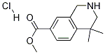 Methyl 4,4-dimethyl-1,2,3,4-tetrahydroisoquinoline-7-carboxylate hydrochloride Structure,1203683-65-1Structure