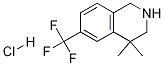 4,4-Dimethyl-6-(trifluoromethyl)-1,2,3,4-tetrahydroisoquinoline hydrochloride Structure,1203686-10-5Structure