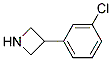 3-(3-Chlorophenyl)azetidine Structure,1203798-86-0Structure