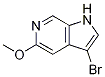 3-Bromo-5-methoxy-1h-pyrrolo[2,3-c]pyridine Structure,1204298-60-1Structure