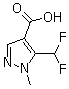 5-(Difluoromethyl)-1-methyl-1h-pyrazole-4-carboxylic acid Structure,1204298-65-6Structure