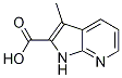 1H-pyrrolo[2,3-b]pyridine-2-carboxylic acid, 3-methyl- Structure,1204475-73-9Structure