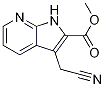 1H-pyrrolo[2,3-b]pyridine-2-carboxylic acid, 3-(cyanomethyl)-, methyl ester Structure,1204475-79-5Structure