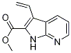 1H-pyrrolo[2,3-b]pyridine-2-carboxylic acid, 3-ethenyl-, methyl ester Structure,1204475-95-5Structure