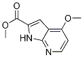 1H-pyrrolo[2,3-b]pyridine-2-carboxylic acid, 4-methoxy-, methyl ester Structure,1204476-03-8Structure