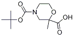 4-(Tert-butoxycarbonyl)-2-methylmorpholine-2-carboxylic acid Structure,1205749-71-8Structure