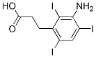 3-(3-Amino-2,4,6-triiodophenyl)propionic acid Structure,1206-91-3Structure