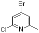 4-Bromo-2-chloro-6-methylpyridine Structure,1206250-53-4Structure