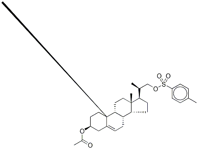 (3β,20s)-20-methyl-pregn-5-ene-3,21-diol 3-acetate 21-tosyl Structure,120664-97-3Structure