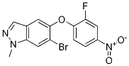 6-Bromo-5-(2-fluoro-4-nitrophenoxy)-1-methyl-1h-indazole Structure,1206800-24-9Structure